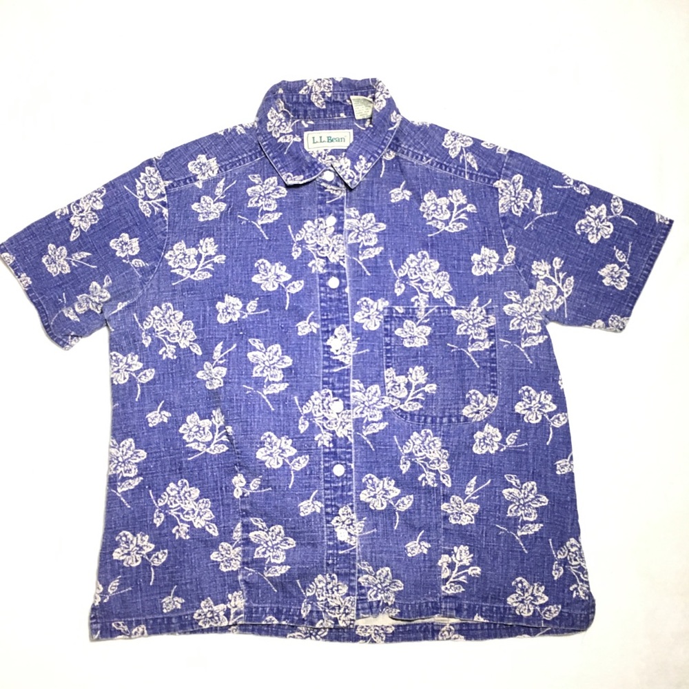 Vintage L.L.Bean Womens Button Down Shirt